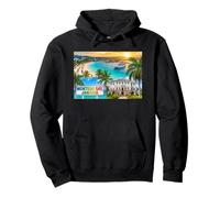 Fotorrealista Montego Bay Jamaica Travel Souvenir Gift Sudadera con Capucha