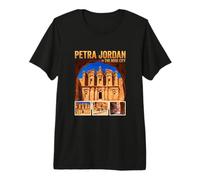 Fotorrealista Petra Jordan Travel Souvenir Tourist Gift Camiseta Premium