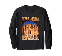 Fotorrealista Petra Jordan Travel Souvenir Tourist Gift Manga Larga