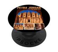 Fotorrealista Petra Jordan Travel Souvenir Tourist Gift PopSockets PopGrip Adhesivo