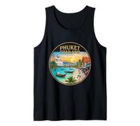 Fotorrealista Phuket Tailandia Viaje Souvenir Turista Regalo Camiseta sin Mangas