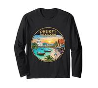 Fotorrealista Phuket Tailandia Viaje Souvenir Turista Regalo Manga Larga