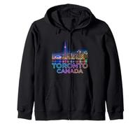 Fotorrealista Toronto Canadá Travel Souvenir Turista Regalo Sudadera con Capucha