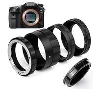 Fotover Anillo de extensión macro para cámaras eléctricas Sony A99II A77II A7X A3500 A68 A57 A99 ILCE-3000 A55 A33 A58 A35 A37 A77 A65 Minolta α5000 α7000 AF con lente trasera Casquillo.