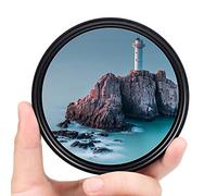 Fotover Filtro ND de 40,5 mm, filtro de densidad neutra ND variable delgado ajustable ND Fader ND2-ND400 filtro de lente para cámara Canon Nikon Sony Pentax Olympus Fuji DSLR + bolsa de filtro de