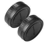 Fotover Juego de tapa y tapa trasera de lente de cámara para cámaras y lentes Samsung NX, 2 juegos