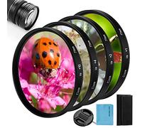 Fotover - Kit de filtros para cámaras réflex digitales, 4 piezas (+1,+2,+4,+10) de vidrio, Close up filter set, Aproximación