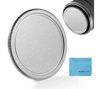 Fotover - Tapón de Lente Universal para cámara réflex Digital Canon Nikon Pentax Olympus Fuji (62 mm), Color Plateado