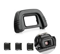 Fotover Visor ocular para cámaras Nikon D7000, D750, D610, D600, D300, D200, D100, D90, D80, D70, D70s, D70s, sustituye a Nikon DK-21 con cubierta de zapata (3 unidades)