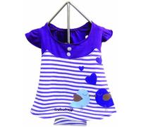 FouFou Dog FFDMSLB 57293 Miss Lovebird Dress Purple S - Vestido para Perro (540 g)
