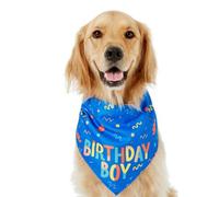 Foulards Pour Chien - Bavoir Triangle Anniversaire Mignon Avec Os Pour Animal De | Accessoire Ajustable Mignon En Forme D'Os Foulard Léger Pour és Extérieures Et Célébrations