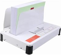 FouncY Máquina de encuadernación con Pegamento termofusible for A3 (Borde Corto)/A4/A5, Capacidad de 500 Hojas, Control Inteligente de Temperatura, Ideal for Oficina/licitaciones