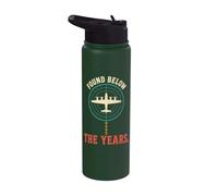 Found Below The Years Deep Sea Aviation History Stainless Steel Insulated Water Bottle