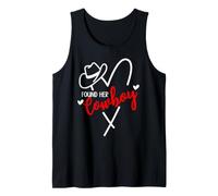 Found Her Cowboy Bachelorette Party Nashville Cowgirl Bridal Camiseta sin Mangas
