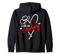 Found Her Cowboy Bachelorette Party Nashville Cowgirl Bridal Sudadera con Capucha
