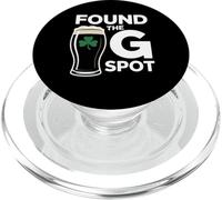 Found The G Spot Funny St Patricks Day PopSockets PopGrip para MagSafe
