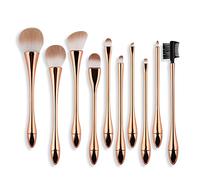 Foundation Blush Loose Powder Brush Eye Shadow Corrector Brush 10pcs Makeup Brush Set Lote