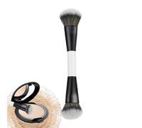 Foundation Brush - Double-Ended Dense Bristle Makeup Brush | Foundation Brush - Double-Ended Dense Bristles For Liquid Makeup Blending Blush Powder Highlighter Contour Concealer