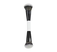 Foundation Brush - Double-Ended Dense Bristles for Blending | Liquid Makeup Tool with Smooth Application & Ergonomic Handle for Blush Powder Highlighter Contour Concealer Bronzer Women Home Travel Par