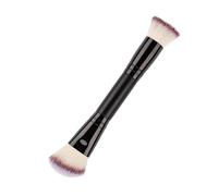 Foundation Brush, Double Ended Eyeshadow Powder, Travel Makeup Tool, Versatile Foundation Contouring Brush for Women, Líquido, Concealer, Cream 17,5 x 4 cm