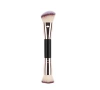 Foundation Brush, Double Ended Eyeshadow Powder, Travel Makeup Tool, Versatile Foundation Contouring Brush for Women, Líquido, Concealer, Cream 17,5 x 4 cm