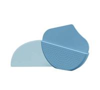 Foundation Brush - Flat Silicone Makeup Tool, Streak Free Liquid Formula Blending, Contour Applicator, Zero Product Waste Feature, Professional Application Beginners Artists Daily Routine Practice