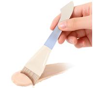 Foundation Brush - Seamless Blending for Liquid And Cream, Fishtail Handle Angled Head, 14,5 cm x 3 cm + 101 g Lightweight, Synthetic Bristle Soft Fibre - For Professional Makeup & Home Use