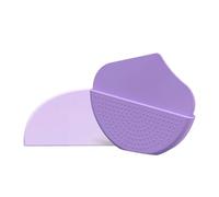 Foundation Brush - Silicone, 3.11x3.54x0.59in Cosmetics Tool Flat Cream Applicator | Smooth Makeup Blending Professional Beauty Brush, Face Makeup Brushes For Daily Routine, Travel, Precise Applicatio