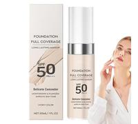 Foundation Makeup, Color Changing Concealer, Waterproof Lightweight Cream with Radiance, Skin Care Blend with Gentle Touch, Personal Beauty Item, Day Night Support for Women Party Date Offices
