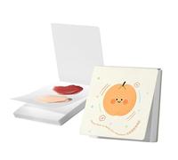 Foundation Palettenpapier,100 Blätter Gel Nagelpuder Fountain Mischwerkzeuge | feuchte Paletten Papier | Für Foundation Lidschatten Flüssiges Rouge Kosmetik Maniküre Basteln DIY Sa