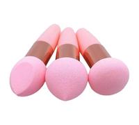Foundation Sponge - Foundation Makeup Sponge, Beauty Sponge Blender | 3pcs Mezcla de maquillaje esponja con manijas, juego de hojaldre cosmético suave, aplicador de maquillaje de precisión para líquid