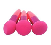 Foundation Sponge - Juego de licuadora de maquillaje de 3 piezas, de alta densidad con asas | Versátil seco y húmedo Sponges, Travel Beauty Tool For Fundations Concealer Blush Contouring