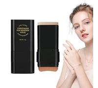 Foundation Stick - Cream, 15g Concealer Cream Full Coverage | Moisturizing Makeup Stick For Face, Compact Beauty Essential, Foundation Sticks For Daily Wear, Professional Makeup, Travel, Parties