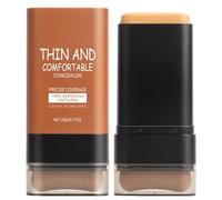 Foundation Stick Makeup, Brightening Concealer Aid, Natural Full Coverage Cosmetic Tool with Smooth Texture, Radiant Accessory with Modern Style, Beauty Solution Lightweight 20g