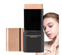 Foundation Stick - Matte Foundation Stick, Foundationn Sticck With Brush | Lightweight Long Lasting Ended Balm With Brussh For Mature Skin Nose, Forehead, Cheek Full Coverage