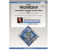 Foundation studies for the viola, book 1 alto-partition+parties+cd