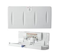 FOUNDATIONS 100-EH Cambiador plegable en blanco | Plástico Cambiador de pared incl. cinturón de seguridad y material de fijación