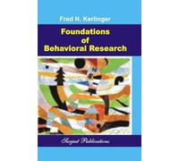 Foundations Of Behavioral Research