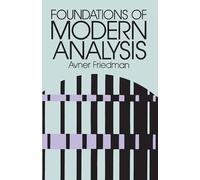 Foundations of Modern Analysis (Dover Books on MaTHEMA 1.4tics)