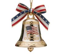 Founding Keepsake - America Bell for Celebration | 1776-2026 Commemorative Ornament with Artistic Appeal, Seasonal Spirit & Creative Display Features for Wreath, Party and Memorial Day 5 x 5 x 6 cm