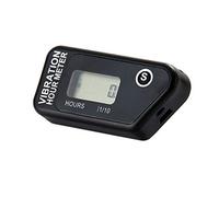 FOUNDOWN Digital Engine Hour Meter Complete Waterproof Resettable Vibration Hour Meter Wireless for All Vibrating Machine Motocross Marine Motorcycle Snowmobil ATV Boat 16B