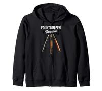 Fountain Pen Fanatic Writing Hobby Sudadera con Capucha