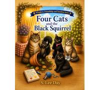 Four Cats and the Black Squirrel: A Whiskers, Friendship, and Sunshine Book Series: 3 (Four Cats: A Cozy Tale of Friendship and Sunshine)