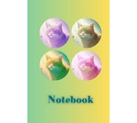 FOUR CATS NOTEBOOK: Inspirational Blank Notebook to Write In and Drawing