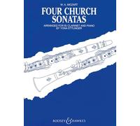 Four Church Sonatas: KV 67, 68, 244, 336. clarinet and piano.