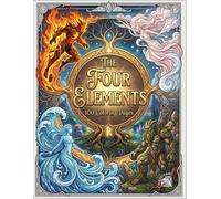 Four Elements Coloring Book: A Relaxing Coloring Journey Through Earth, Water, Fire & Air