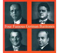Four Famous German Baritones. Scheidl, Schipper, Bohnen, Rode.