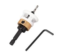 Four Flute Countersink Drill Bit 3.2x8mm Woodworking Depth Limit Adjustable Stepped Drill Bit with Alloy Head for Hidden Screws