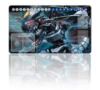 Four leaves Juego de mesa Digimon juego de alfombrillas + bolsa libre de regalo, TCG Card Game Table Mat Tamaño 60x35 cm Alfombrilla para ratón compatible con MTG TCG Digimon with Card Zones (994183)