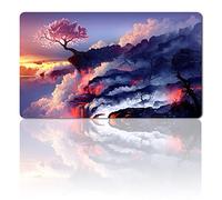 Four leaves Juego de mesa MTG Alfombrillas de juego+bolsa impermeable gratuita, TCG Card Game Table Mat Tamaño 60 x 35 cm Mouse Pad Compatible con MTG TCG (Árbol rosa), 20220823
